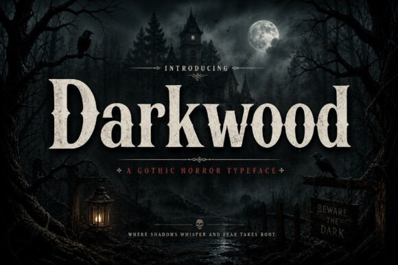 Darkwood: A Bold Vintage Typeface for Powerful Branding