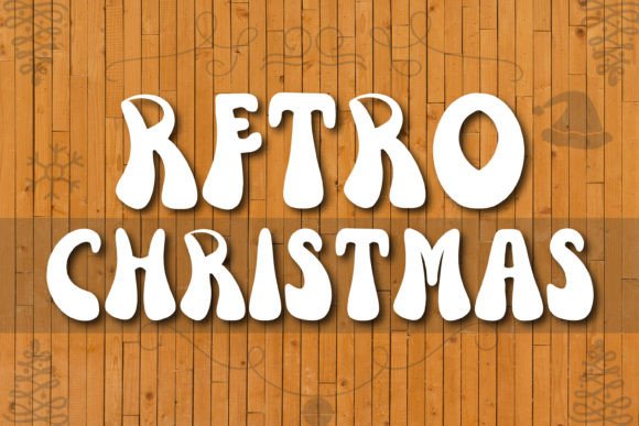 Retro Christmas Font: A Groovy Choice for Bold Designs